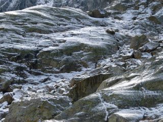 condizioni nei versanti in ombra per il gran lago oggi