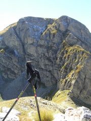 Versante N della Cima della Fascia  e Colletto S del Cros visti dalla Q.2350 delle Rocce del Cros
