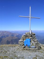 Cima della Fascia, croce della vetta