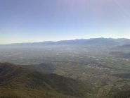 vista sulla piana in direzione cuneo