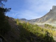 al centro il colle del Pousset, a destra il Pousset ,nel mezzo la cresta integrale