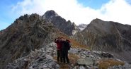 sulla cresta della cima est di finestra