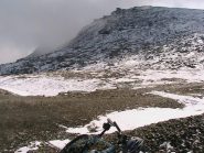 L'arrivo al colletto prima del forte