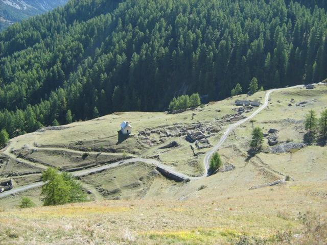 in salita sopra le baite Chabaud