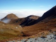 la discesa dal Colle Intersile