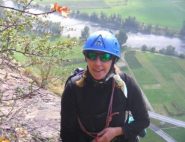 Roberta arriva in sosta