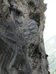 tratto rosso di ferrata