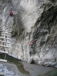 tratto nero di ferrata