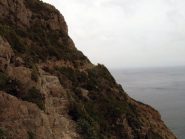 Le strette cenge dell'ultimo tratto