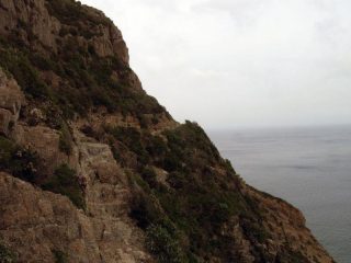 Le strette cenge dell'ultimo tratto