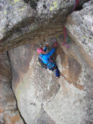 via del diedro - secondo tiro