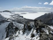 dalla cima: verso il Niblè e il Monviso sullo sfondo