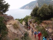 la salita verso la vetta