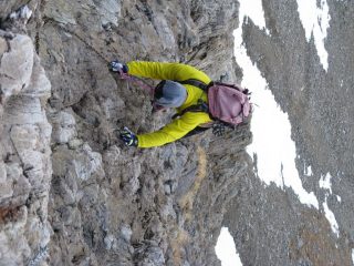 Parte bassa della ferrata.