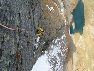 Parten alta della ferrata.