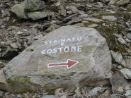 Scendendo, le indicazioni della 