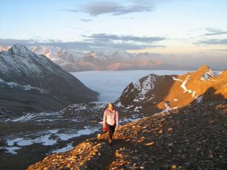 poco sopra il rifugio