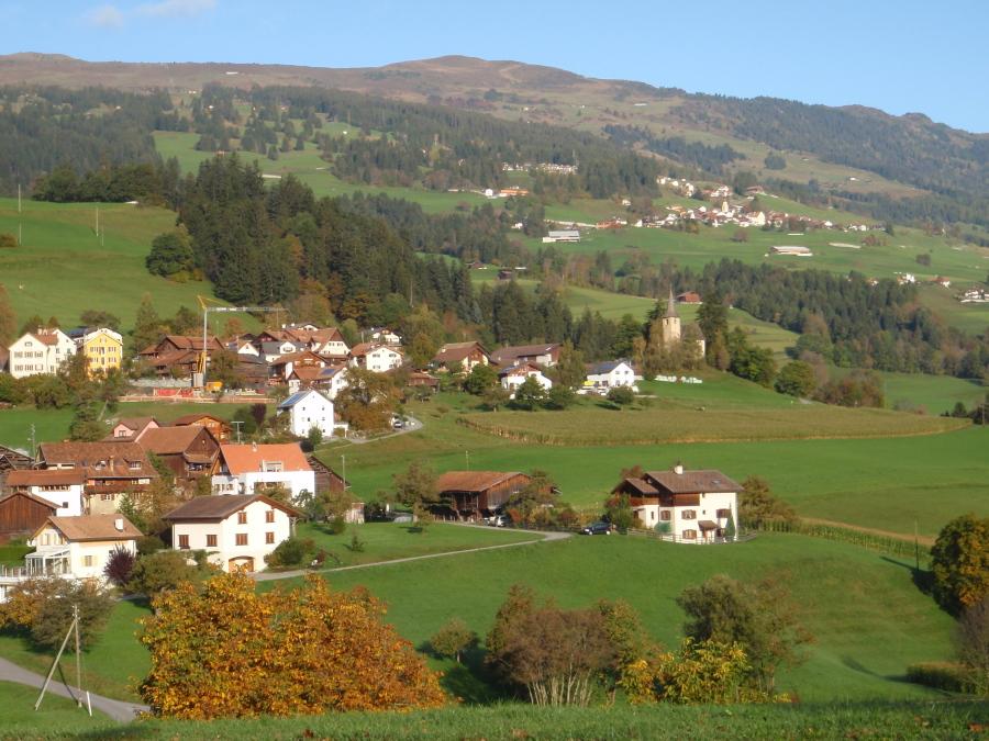 il paesaggio dove si pedala