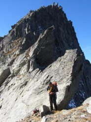 alla base della cresta est della Becca Torchè