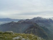 Vista verso Est dalla cima