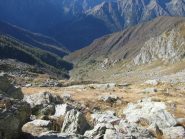 Il Vallone del Servino dalla morena del Lago della Goiassa