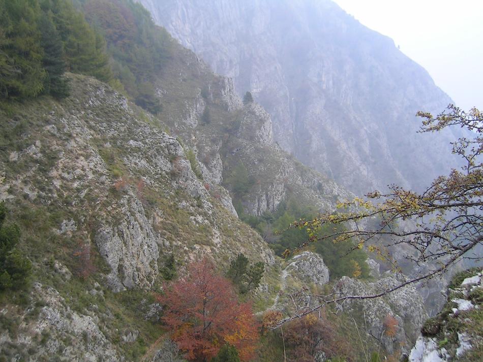 Scendendo verso i Tetti Piron