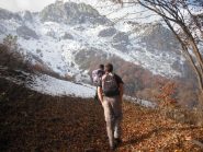 percorso ben innevato