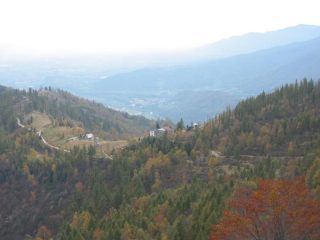 La Sea vista dalla sterrata verso il Vandalino