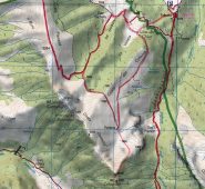 Costa Garbella, da Alpi senza frontiere 1/25.000
