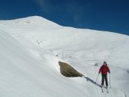 la parte alta dell'itinerario