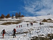 Poca neve nei primi prati