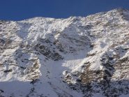 - la parete vista dal basso