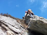 Alberto sull'ultima lunghezza