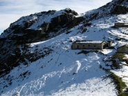 Alpe Uja, in fondo il colletto dell'Alpe La Colla