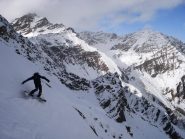 surfando tra neve e cielo