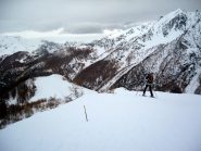 verso il lariceto e la visibilita'