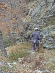 in discesa sul sentiero