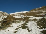 Lingue di neve alla partenza