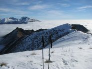 Panorama sulla cresta est
