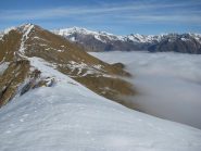 Panorama sulla cresta nord