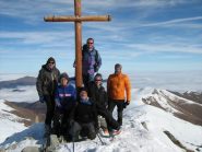 foto di vetta per metà gruppo