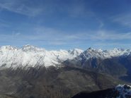 panorami dalla vetta,dal Cervino al Gran Combin