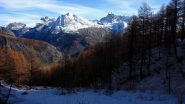 appena usciti dal bosco...guardando verso il fondovalle (13-11-2010)