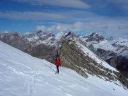 Crete de Chamois alle spalle