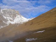a sud la neve è svanita