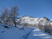 Le Colme e la sterrata di salita