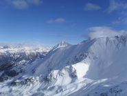 panorama verso il Cervino e l'Emilius