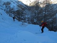 Discesa parte bassa, nel bosco