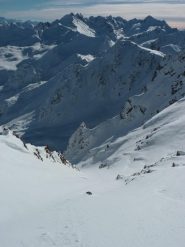 il canale SE visto dal colletto