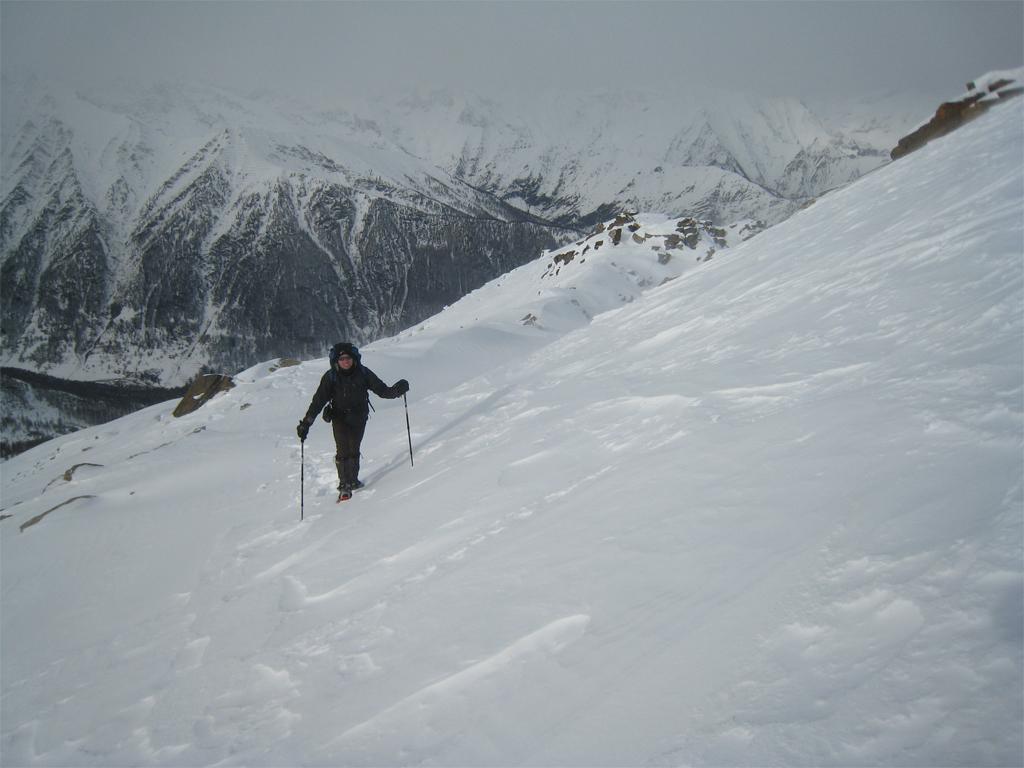 In salita